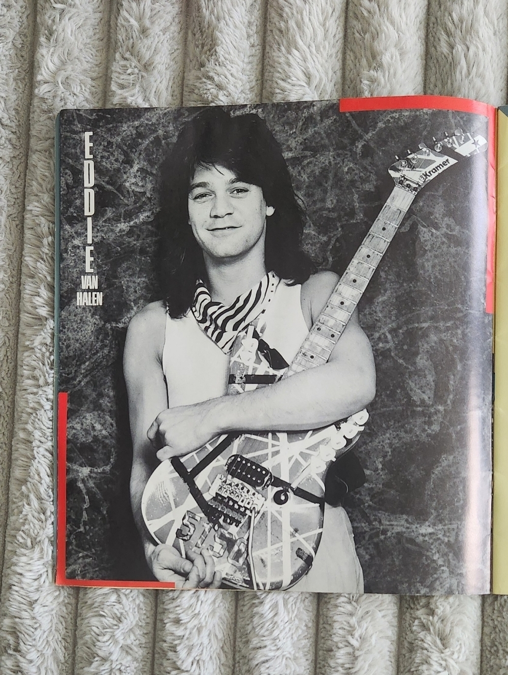🎸 Vintage 1986 Van Halen 5150 World Tour Program Sammy Hagar EVH Classic Rock - Picture 7 of 12